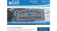 Desktop Screenshot of capeandislandsglass.com